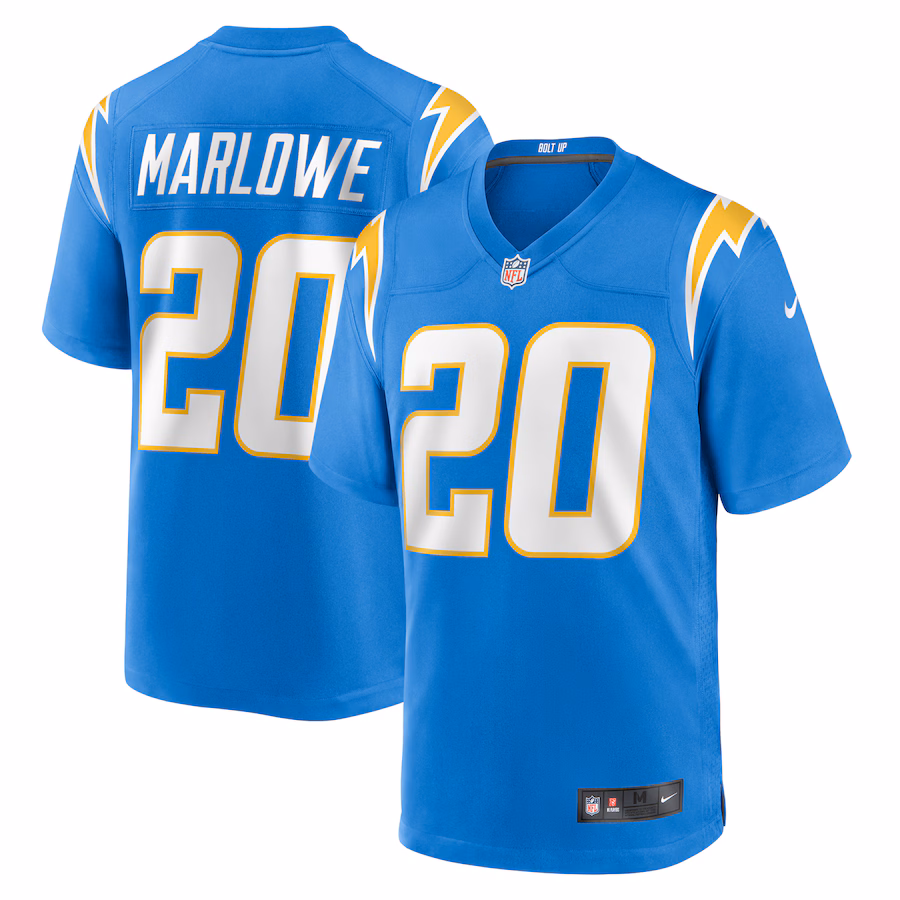 Men's Los Angeles Chargers Dean Marlowe Nike  Powder Blue Team Game Jersey - Vujersey Los Angeles Rams