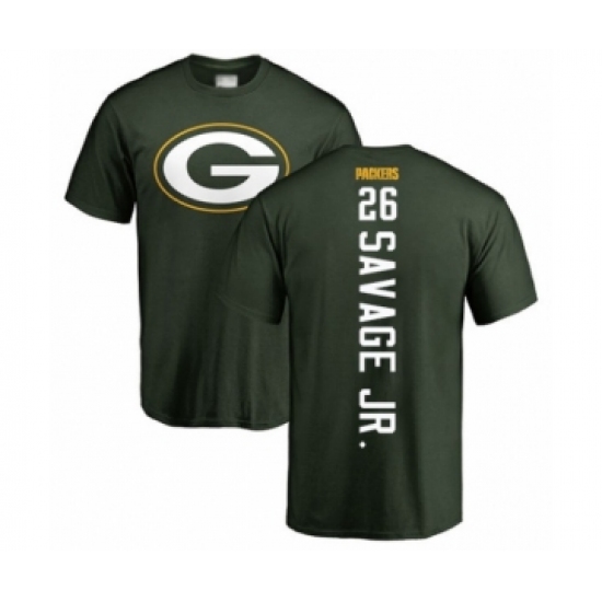 Football Green Bay Packers #26 Darnell Savage Jr. Green Backer T-Shirt - Vujersey Los Angeles Rams