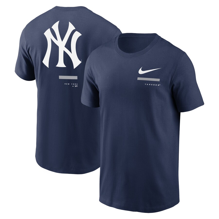 Men's New York Yankees Nike Navy Over the Shoulder T-Shirt - Vujersey Los Angeles Rams