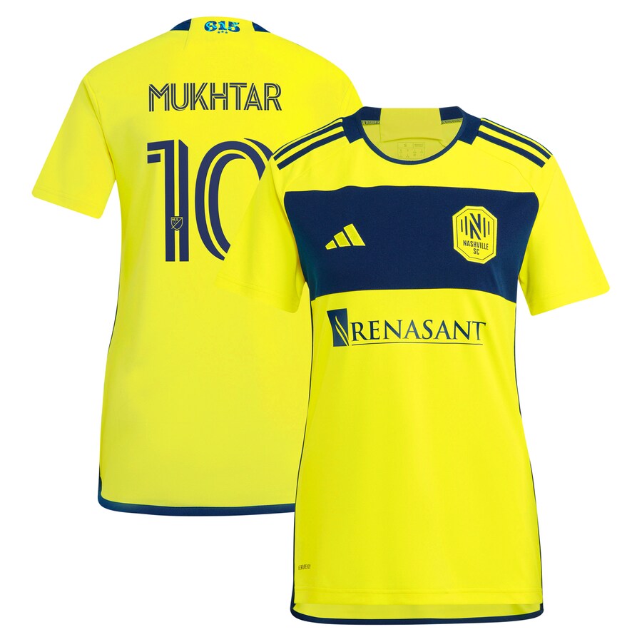 Women's Nashville SC Hany Mukhtar adidas Yellow 2024 The 615 Kit Replica Player Jersey - Vujersey Los Angeles Rams