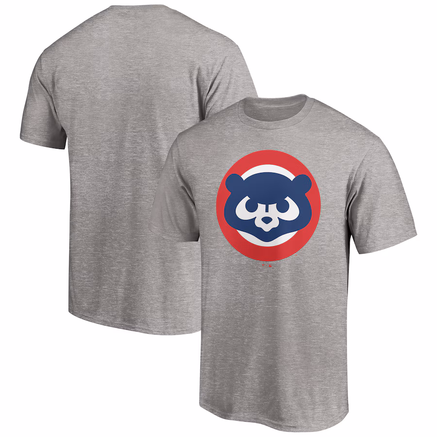 Men's Chicago Cubs Heather Gray Cooperstown Collection Huntington T-Shirt - Vujersey Los Angeles Rams
