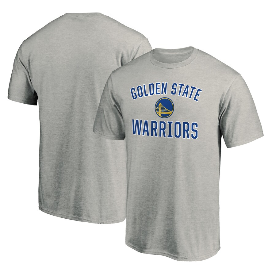 Men's Golden State Warriors  Heather Gray Victory Arch T-Shirt - Vujersey Los Angeles Rams