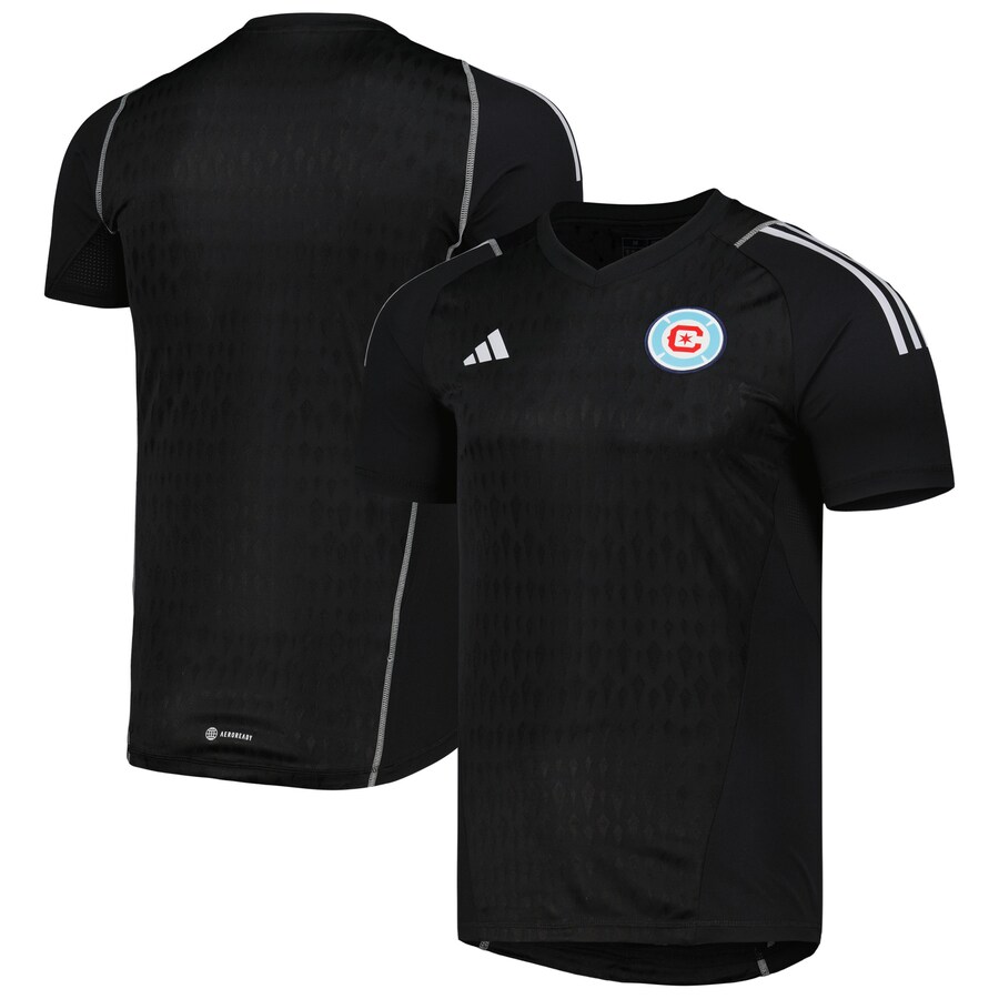 Men's Chicago Fire adidas Black 2023 Replica Goalkeeper Jersey - Vujersey Los Angeles Rams