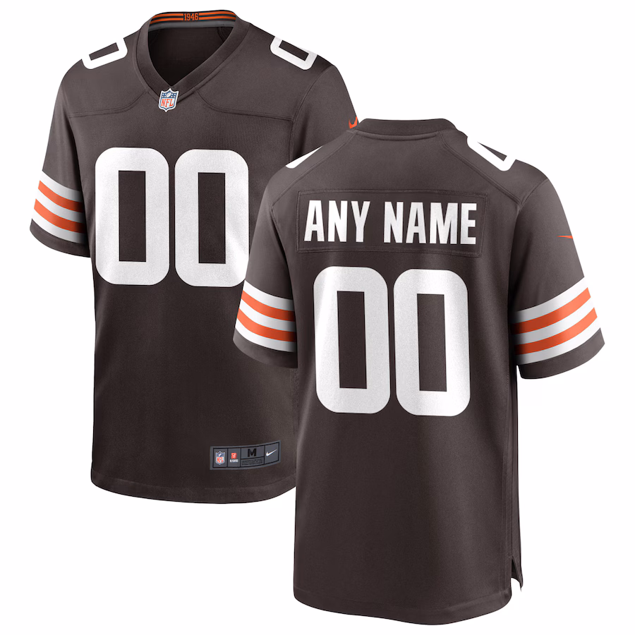 Men's Nike Cleveland Browns Brown Custom Game Jersey - Vujersey Los Angeles Rams