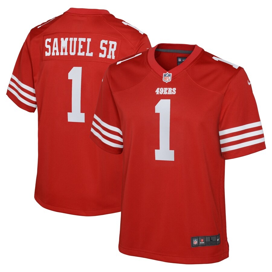 Youth San Francisco 49ers Deebo Samuel Sr Nike Scarlet Game Player Jersey - Vujersey Los Angeles Rams
