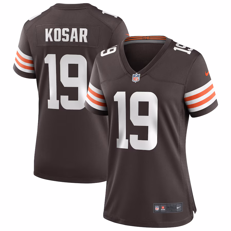 Women's Cleveland Browns Bernie Kosar Nike Brown Game Retired Player Jersey - Vujersey Los Angeles Rams