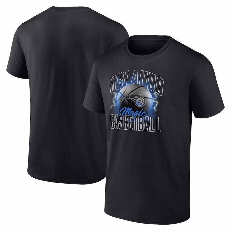 Men's Orlando Magic Fanatics Black Match Up T-Shirt - Vujersey Los Angeles Rams