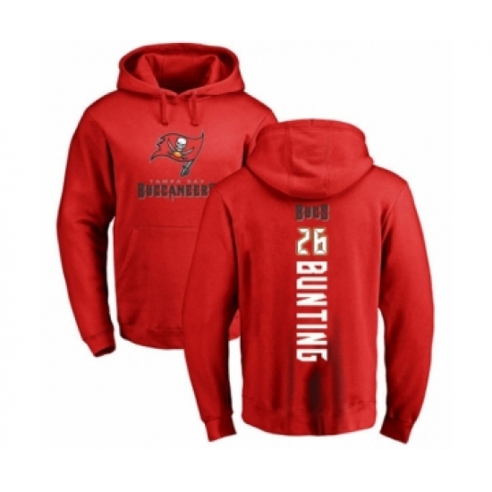 Football Tampa Bay Buccaneers #26 Sean Bunting Red Backer Pullover Hoodie - Vujersey Los Angeles Rams