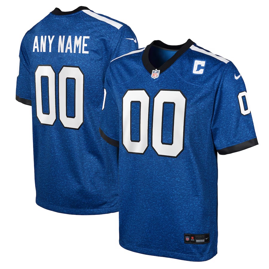 Youth Indianapolis Colts  Nike Blue Indiana Nights Alternate Custom Game Jersey - Vujersey Los Angeles Rams