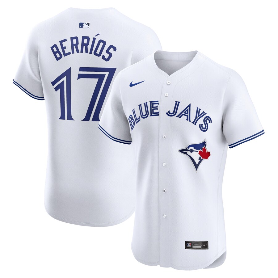 Men's Toronto Blue Jays Jose Berrios Nike White Home Elite Player Jersey - Vujersey Los Angeles Rams