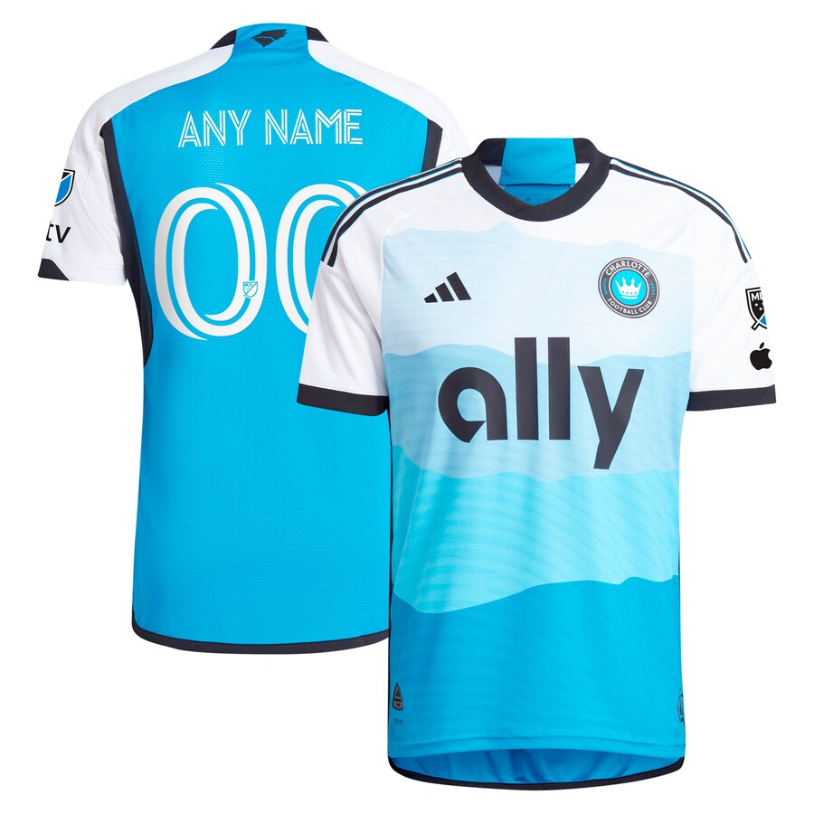 Men's Charlotte FC  adidas Blue 2024 The Carolina Kit: Explore Custom Authentic Jersey - Vujersey Los Angeles Rams