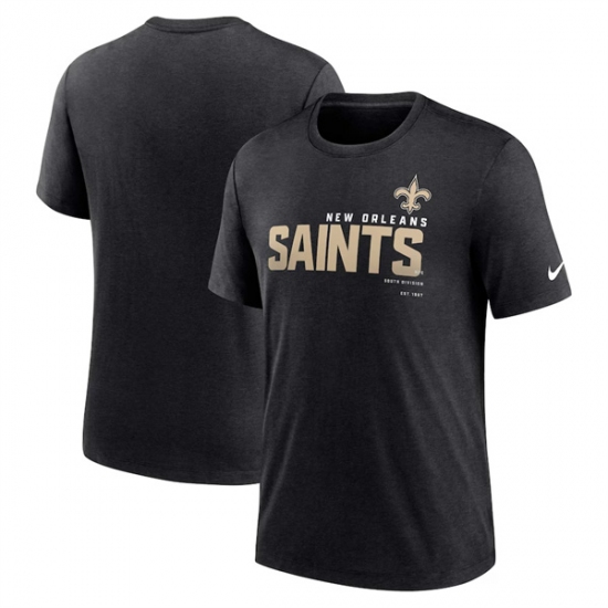 Men's New Orleans Saints Black 2024 Fan Limited T-Shirt - Vujersey Los Angeles Rams