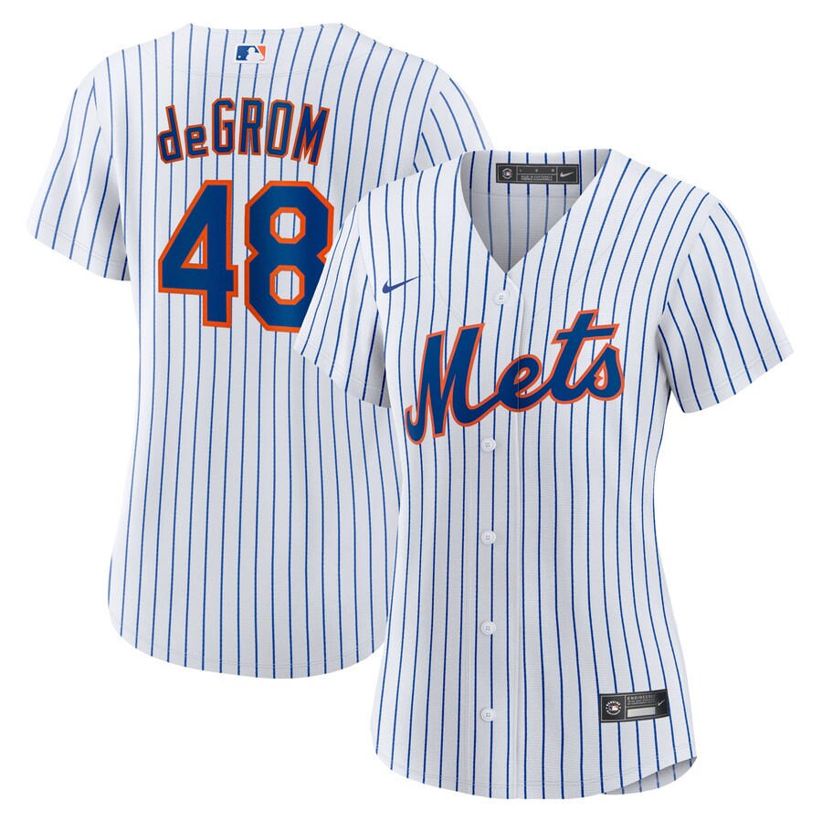 Women's New York Mets Jacob deGrom Nike White Home Replica Player Jersey - Vujersey Los Angeles Rams