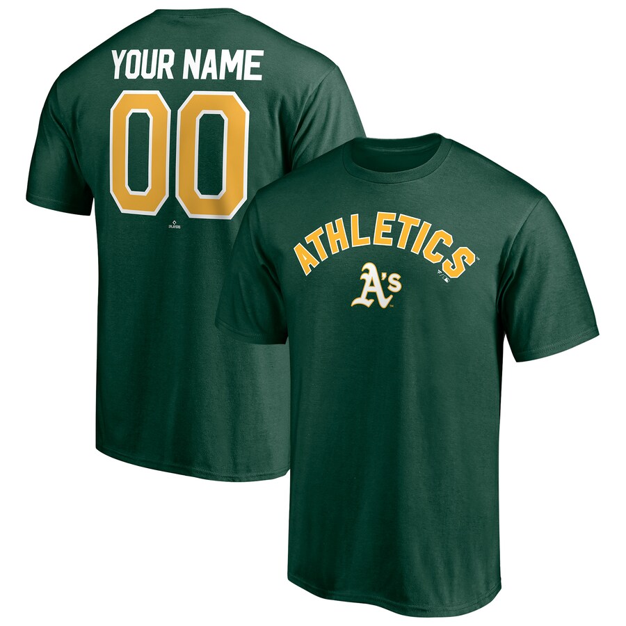 Men's Athletics Green Personalized Team Winning Streak Name & Number T-Shirt - Vujersey Los Angeles Rams