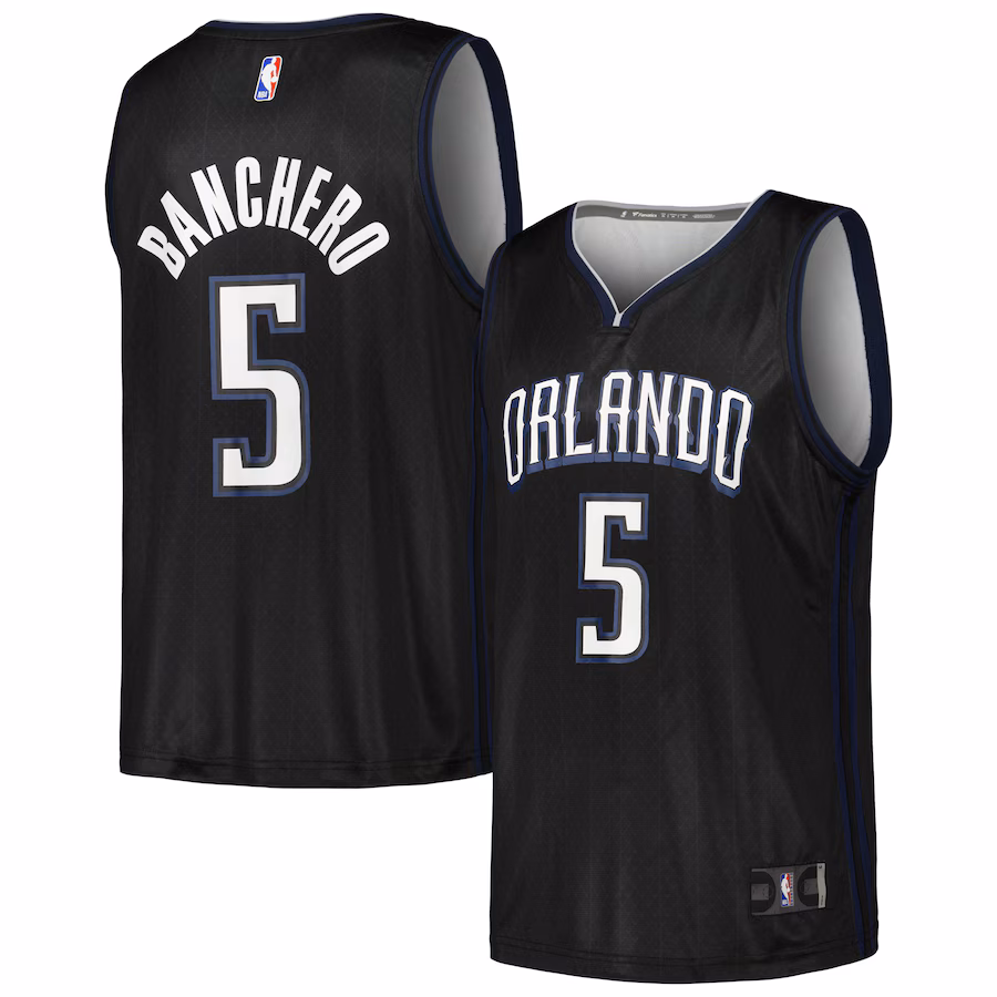 Men's Orlando Magic Paolo Banchero Fanatics Black Fastbreak Jersey - City Edition - Vujersey Los Angeles Rams