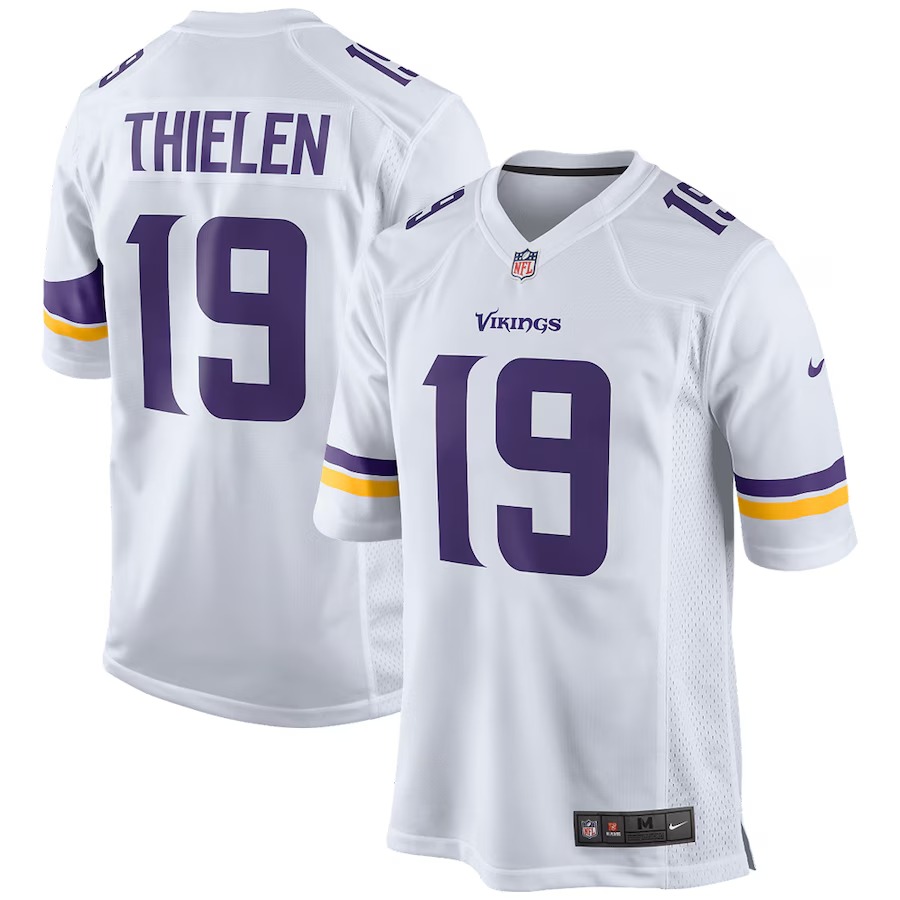 Men's Minnesota Vikings Nike White Game Jersey - Vujersey Los Angeles Rams