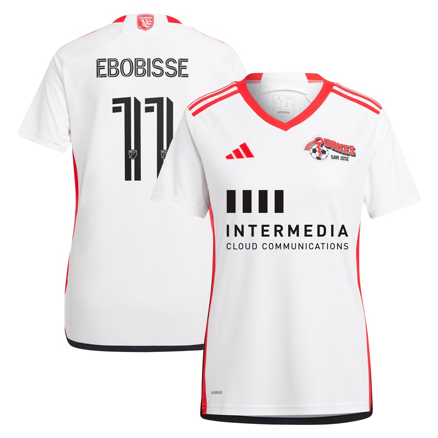 Women's San Jose Earthquakes Jeremy Ebobisse adidas White 2024 The 50 Kit Replica Player Jersey - Vujersey Los Angeles Rams