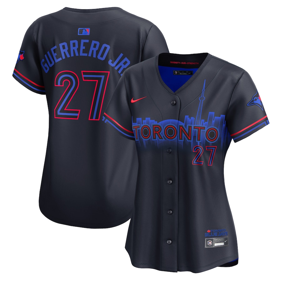 Women's Toronto Blue Jays Vladimir Guerrero Jr. Nike Navy 2024 City Connect Limited Player Jersey - Vujersey Los Angeles Rams