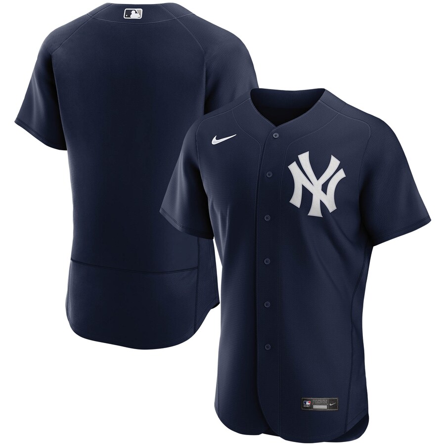 Men's New York Yankees Nike Navy Alternate Authentic Team Jersey - Vujersey Los Angeles Rams
