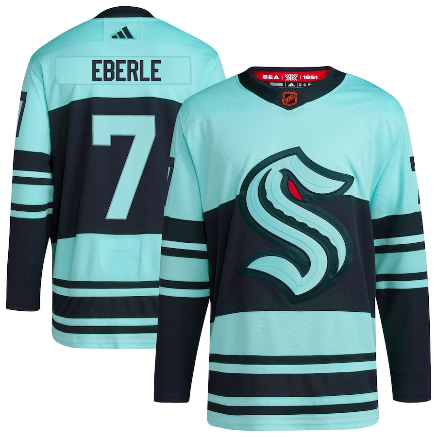 Men's Seattle Kraken Jordan Eberle adidas Light Blue Reverse Retro 2.0 Authentic Player Jersey - Vujersey Los Angeles Rams