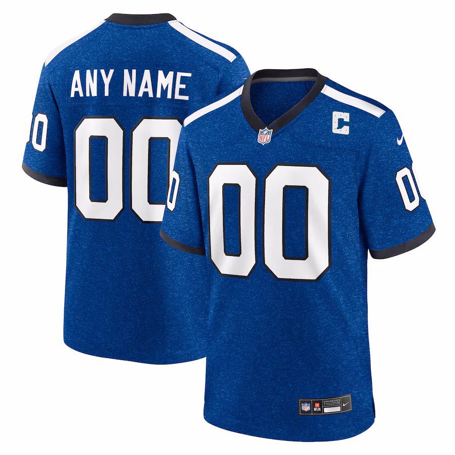Men's Indiana Nights Indianapolis Colts  Nike Blue Alternate Custom Game Jersey - Vujersey Los Angeles Rams