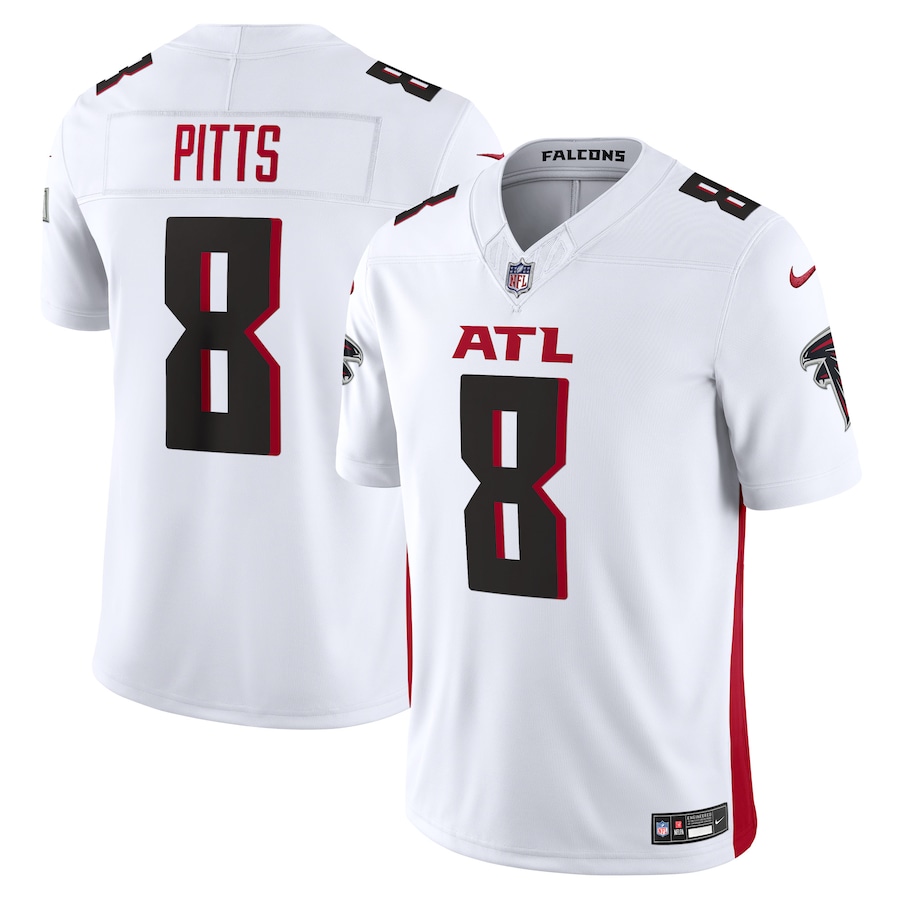 Men's Atlanta Falcons Kyle Pitts Nike White Vapor F.U.S.E. Limited Jersey - Vujersey Los Angeles Rams
