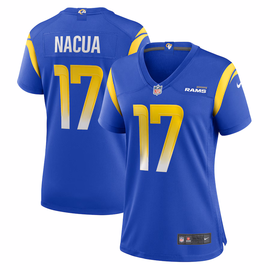 Women's Los Angeles Rams Puka Nacua Nike Royal Home Game Jersey - Vujersey Los Angeles Rams