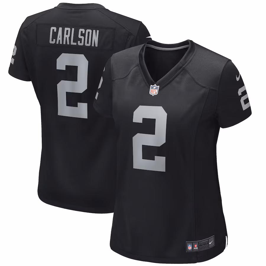 Women's Las Vegas Raiders Daniel Carlson Nike Black Player Game Jersey - Vujersey Los Angeles Rams