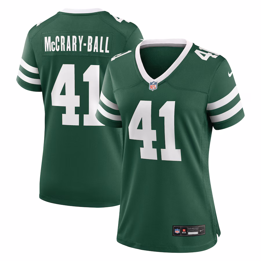 Women's New York Jets Marcelino McCrary-Ball Nike Legacy Green Team Game Jersey - Vujersey Los Angeles Rams