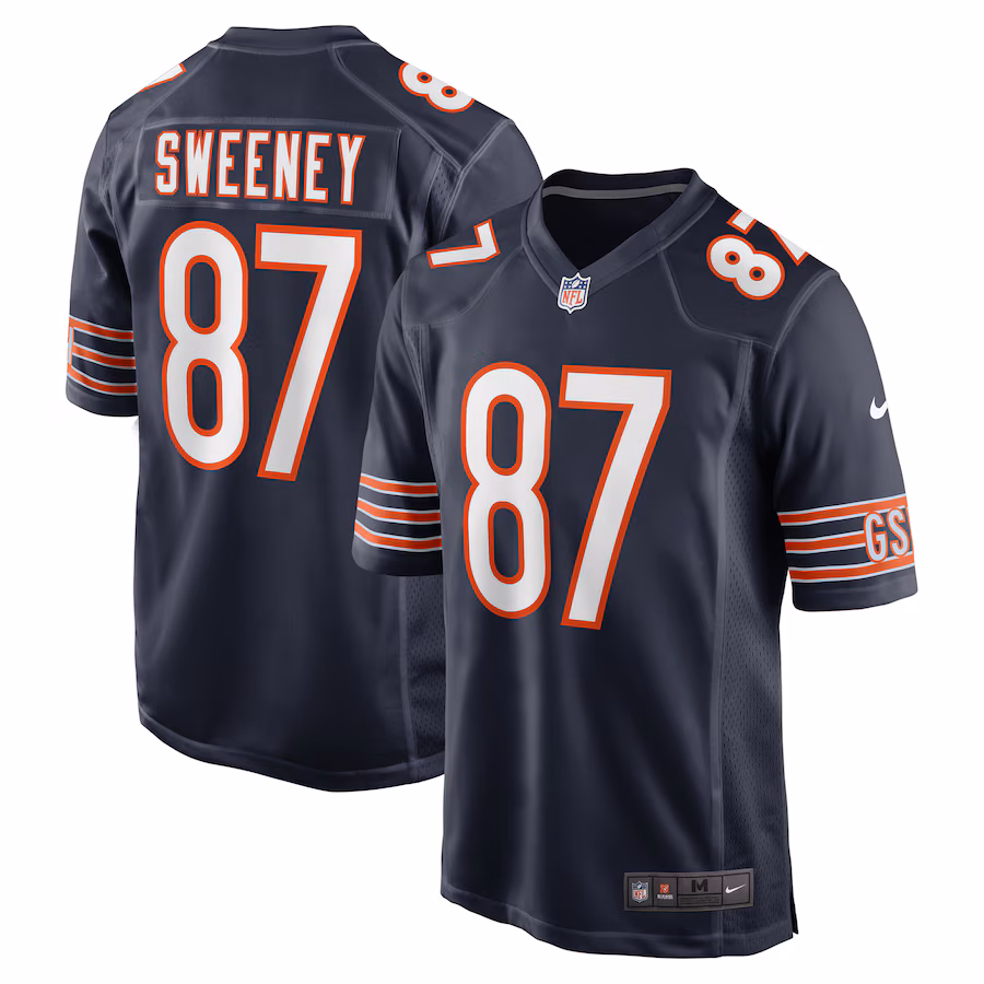 Men's Chicago Bears Tommy Sweeney Nike Navy Game Jersey - Vujersey Los Angeles Rams