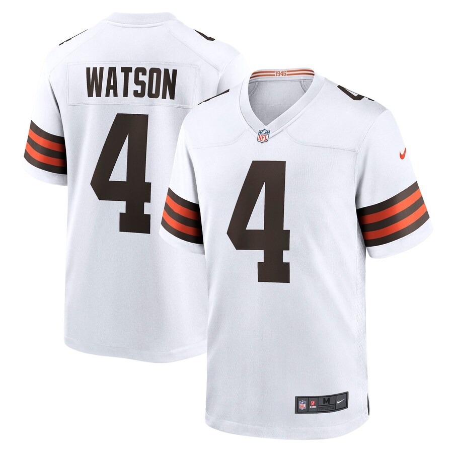 Men's Cleveland Browns Deshaun Watson Nike White Game Jersey - Vujersey Los Angeles Rams