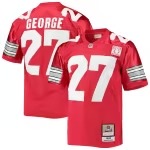 Eddie George Ohio State Buckeyes Mitchell & Ness 1995 Authentic Throwback Football Jersey - Scarlet - Vujersey Los Angeles Rams