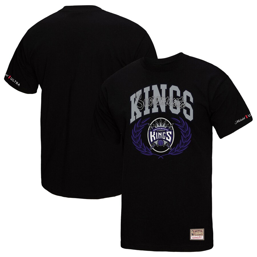 Men's Sacramento Kings Mitchell & Ness Black NBA x Michelob Ultra Rewind II T-Shirt - Vujersey Los Angeles Rams
