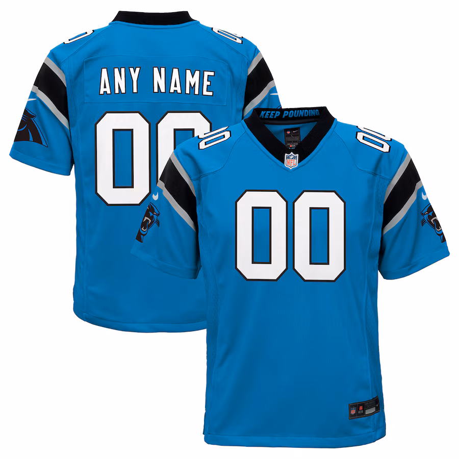 Youth Carolina Panthers  Nike Blue Alternate Custom Game Jersey - Vujersey Los Angeles Rams