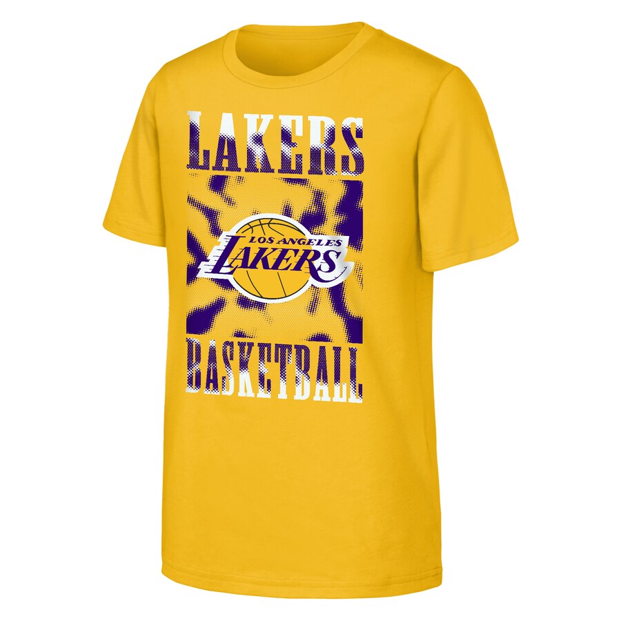 Youth Los Angeles Lakers  Gold Garage Hero T-Shirt - Vujersey Los Angeles Rams