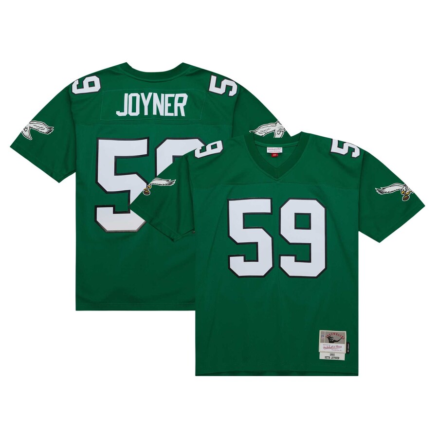 Men's Philadelphia Eagles Seth Joyner Mitchell & Ness Kelly Green Legacy Replica Jersey - Vujersey Los Angeles Rams