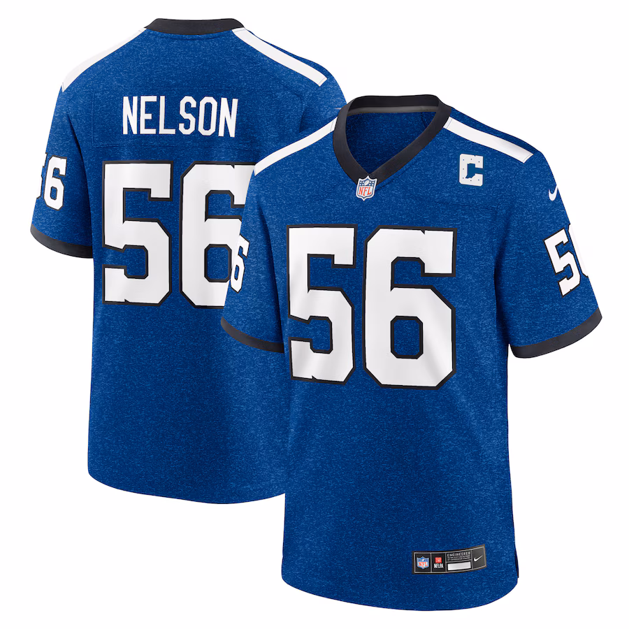 Men's Indianapolis Colts Quenton Nelson Nike Royal Indiana Nights Alternate Game Jersey - Vujersey Los Angeles Rams
