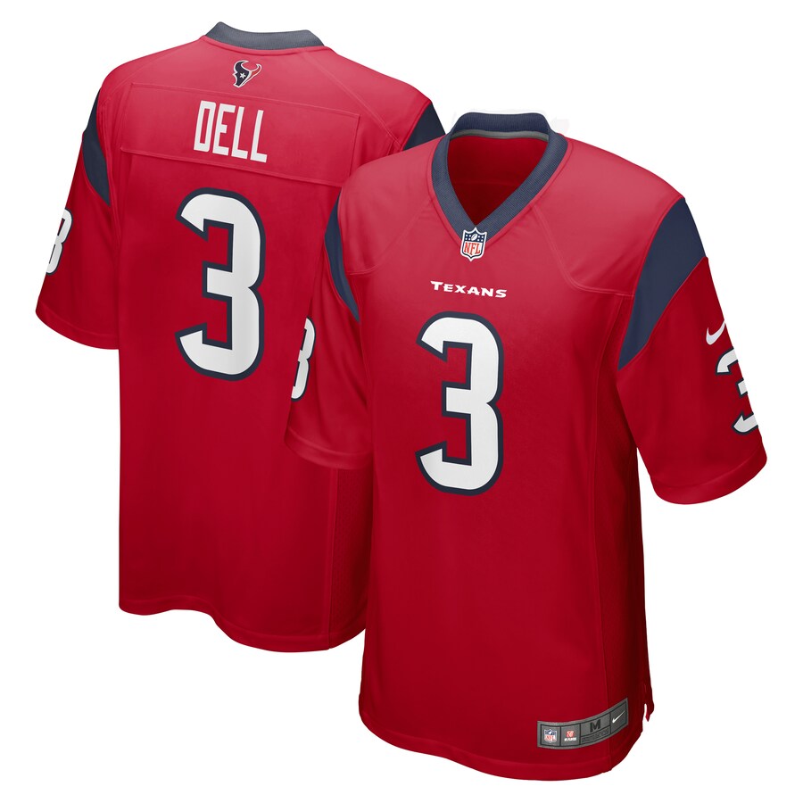 Men's Houston Texans Tank Dell Nike Red Alternate Player Game Jersey - Vujersey Los Angeles Rams
