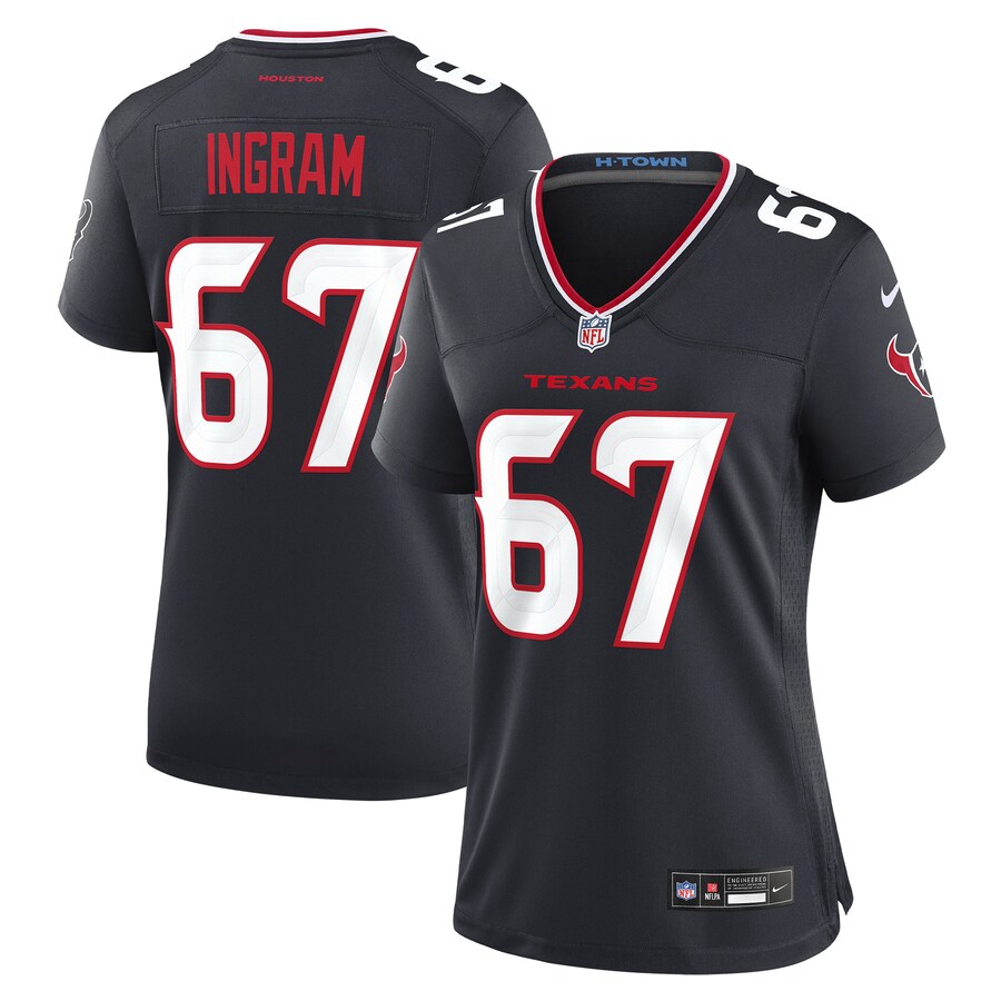 Women's Houston Texans Ed Ingram Nike Navy Team Game Jersey - Vujersey Los Angeles Rams