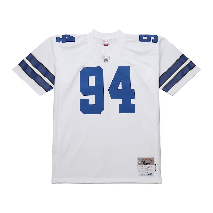 Men's Dallas Cowboys DeMarcus Ware Mitchell & Ness White 2005 Legacy Replica Jersey - Vujersey Los Angeles Rams