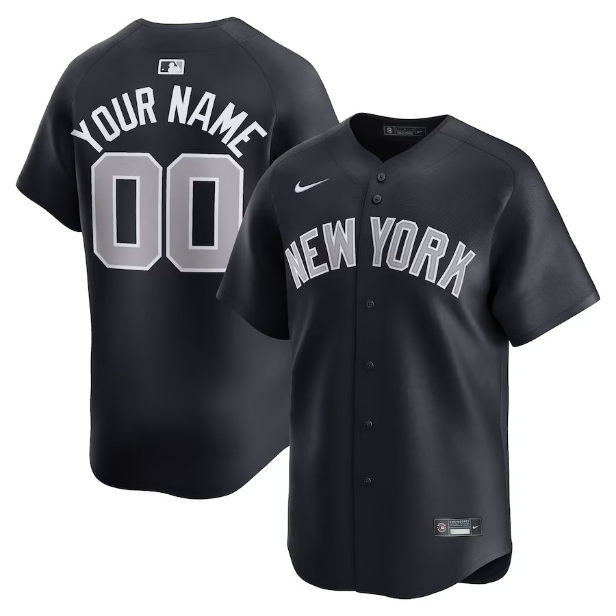 Men's New York Yankees  Nike Navy  Alternate Limited Custom Jersey - Vujersey Los Angeles Rams