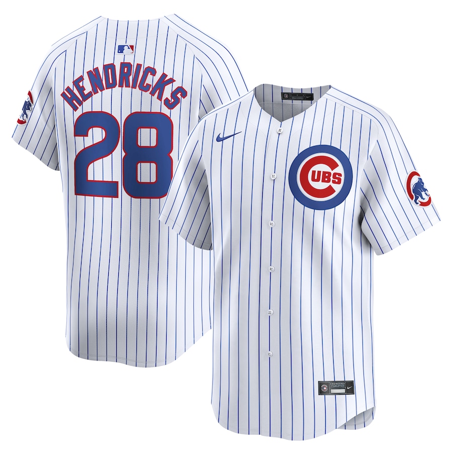 Men's Chicago Cubs Kyle Hendricks Nike White Home Limited Player Jersey - Vujersey Los Angeles Rams