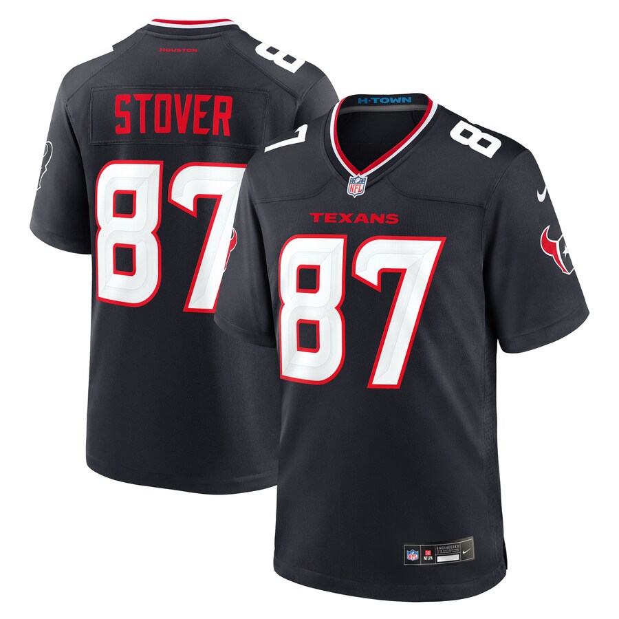 Men's Houston Texans Cade Stover Nike  Navy Game Jersey - Vujersey Los Angeles Rams