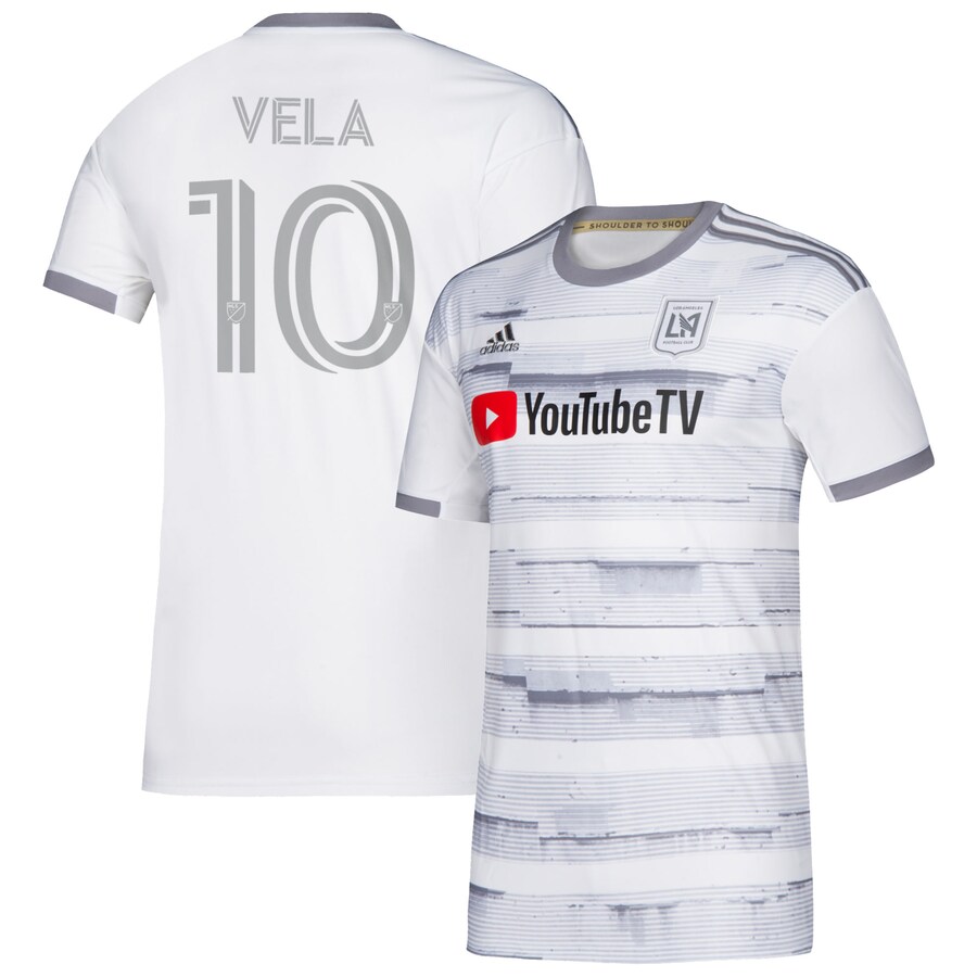 Youth LAFC Carlos Vela adidas White 2020 Secondary Replica Jersey - Vujersey Los Angeles Rams