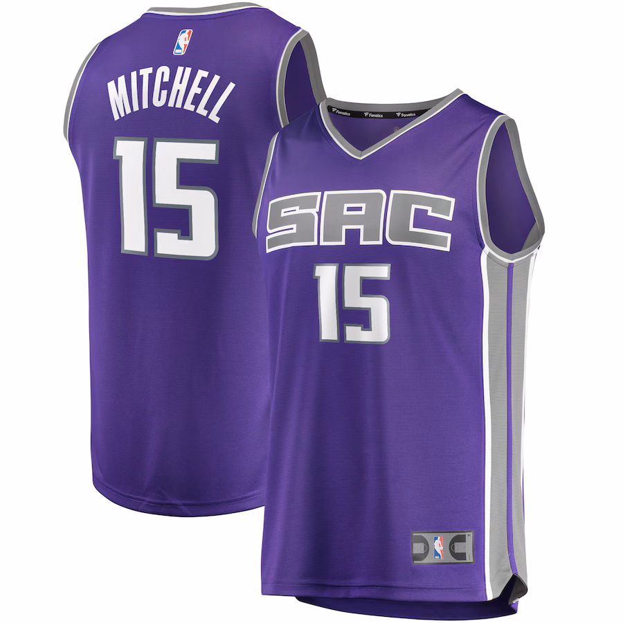 Youth Sacramento Kings Davion Mitchell Fanatics Purple Fast Break Replica Jersey - Icon Edition - Vujersey Los Angeles Rams