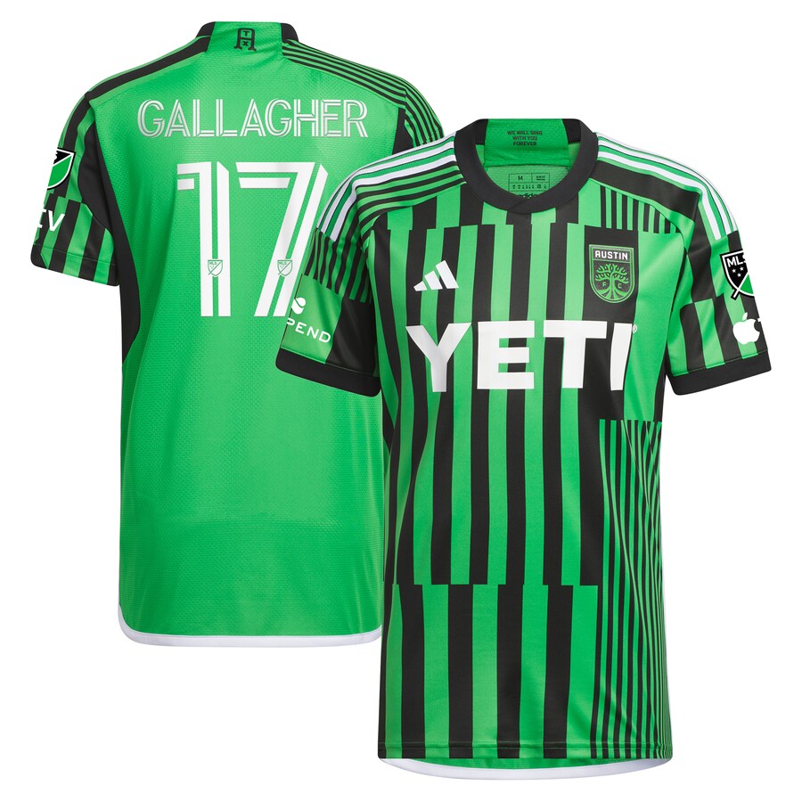 Men's Austin FC Jon Gallagher adidas Green 2024 Las Voces Kit Authentic Player Jersey - Vujersey Los Angeles Rams