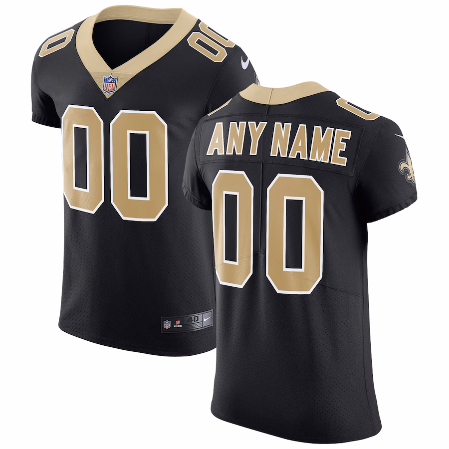 Men's New Orleans Saints Nike Black Vapor Untouchable Custom Elite Jersey - Vujersey Los Angeles Rams