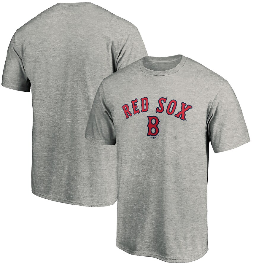 Men's Boston Red Sox Heather Gray Cooperstown Collection Wahconah T-Shirt - Vujersey Los Angeles Rams