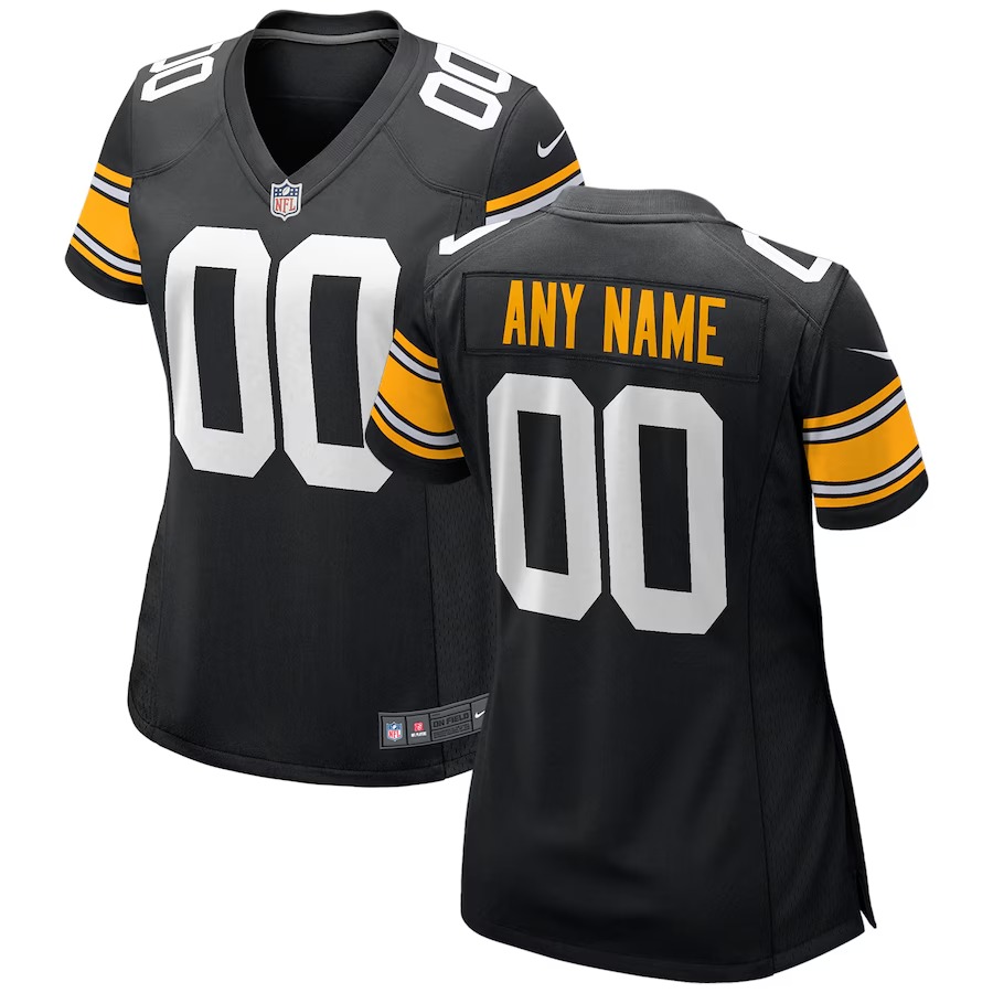 Women's Nike Black Pittsburgh Steelers Alternate Custom Game Jersey - Vujersey Los Angeles Rams