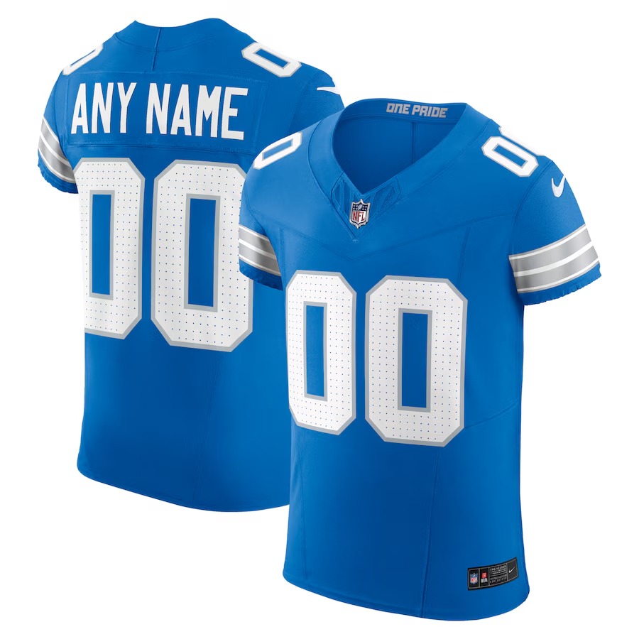 Men's Detroit Lions Nike Blue Team Vapor F.U.S.E. Elite Custom Jersey - Vujersey Los Angeles Rams